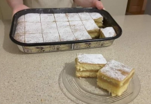 JEDNOSTAVNI KOLAČ NA ČAŠE SA JABUKAMA