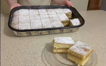 JEDNOSTAVNI KOLAČ NA ČAŠE SA JABUKAMA