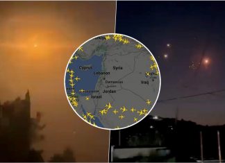 PRVI SNIMCI IRANSKOG UDARA NA IZRAEL: Sve se USIJALO od dronova kamikaza – ovako trenutno IZGLEDA NEBO NAD BLISKIM ISTOKOM (VIDEO)