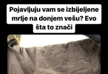 POJAVLJUJE VAM SE IZBIJELJENJE MRLJE NA DONJEM VEŠU – Evo šta to znači