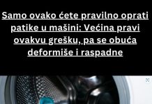 Većina pravi ovakvu grešku, pa se obuća deformiše i raspadne – Samo ovako ćete pravilno oprati patike u mašini!