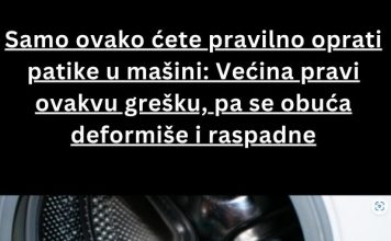 Većina pravi ovakvu grešku, pa se obuća deformiše i raspadne – Samo ovako ćete pravilno oprati patike u mašini!