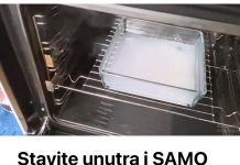 Stavite I SAM0 i uključite rernu. Najgora prljavština će se sama skinuti!
