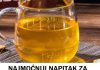 NAJMOĆNIJI NAPITAK ZA TOPLJENJE MASTI: Dvije kašike dnevno i recite zbogom salu na stomaku