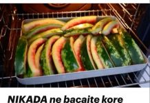 NIKADA ne bacajte kore lubenice: Stavite ih u pleh i uključite rernu. Žao mi je što nisam probao ranije!