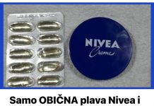 Za ultimativno rješenje za njegu kože, pomiješajte osnovnu plavu Nivea kremu i pristupačne drogerijske vitamine i upotrijebite odmah.