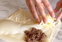 HRSKAVO PECIVO SA MLJEVENIM MESOM I SIROM…