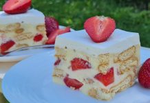 Pripremite ukusnu 15-minutnu tortu s keksima od jagoda i bananom, sada lakše nego ikad prije.