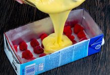 ČUDO NEVIĐENO…slatkiš u tetrapaku od mleka sa malinama