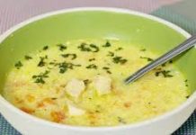 Bijela corba sa piletinom