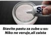 Stavite pastu za zube u so: Niko ne veruje,ali zaista radi (99%) Rezultati su zapanjujući