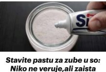 Stavite pastu za zube u so: Niko ne veruje,ali zaista radi (99%) Rezultati su zapanjujući