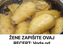 ŽENE ZAPIŠITE OVAJ RECEPT: Voda od kuhanog krompira će riješiti vaš najveći problem…