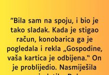 Bila sam na spoju, i bio je tako sladak