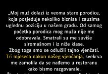 „Moj muž dolazi iz veoma stare porodice…”