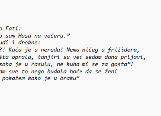 VIC DANA: Pozvao Mujo Hasu na večeru