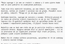 “Moja supruga i ja smo se vraćali s zabave…”