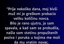 “Prije nekoliko dana…”