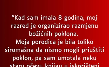 “Kad sam imala 8 godina…”