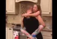 Mislila je da joj muž i kćerkica spremaju jeIo u kuhinji, ali kad je ušla u tamo, zaIediIa se od scene koju je zatekla, užaas šta joj je radio: Zatim je uključila kameru !!! (Video)