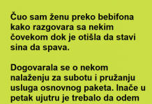 Slučajno je ČUO ženu kako DOGOVARA nešto za subotu , ali kad je OTKRIO usledio je ŠOK!