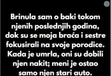 Brinula sam o baki tokom njenih poslednjih godina…”