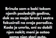 “Brinula sam o baki tokom njenih poslednjih godina…”