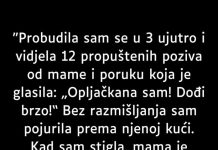 “Probudila sam se u 3 ujutro…”