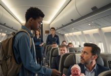 Ovaj trenutak u avionu pretvorio je stranca u spasitelja i prijatelja porodice