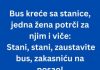 VIC DANA: Bus kreće sa stanice