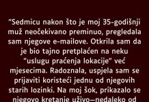 “Sedmicu nakon što je moj 35-godišnji muž neočekivano preminuo…”