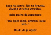 VIC DANA: Baba na samrti