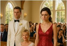 Naterali je da obuče crveno na venčanju – a onda je sve iznenadila