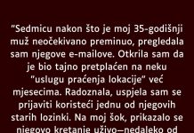 “Sedmicu nakon što je moj 35-godišnji muž neočekivano preminuo…”