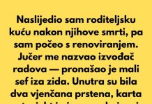 Naslijedio sam kuću svojih roditelja nakon njihove smrti, pa sam započeo s renoviranjem.