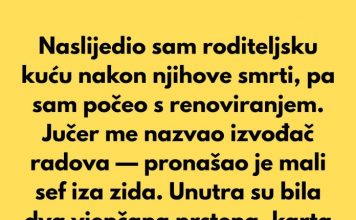 Naslijedio sam kuću svojih roditelja nakon njihove smrti, pa sam započeo s renoviranjem.