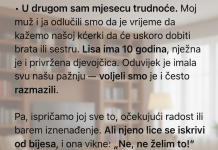 U drugom sam mjesecu trudnoće. Moj muž i ja odlučili smo da je vrijeme da..