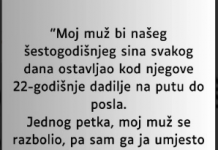“Moj muž bi našeg šestogodišnjeg sina svakog dana ostavljao kod njegove 22-godišnje dadilje…”