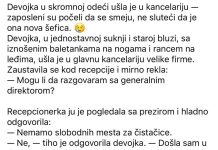 Devojka u skromnoj odeći ušla je u kancelariju — kolege su joj se smejale, ne znajući da je ona njihova nova šefica.
