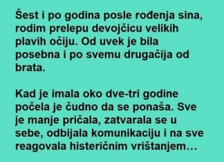 Svi su joj GOVORILI da joj ćerka ima AUTIZAM ali ona je ZNALA da je nešto drugo , a onda je OTKRILA HOROR!
