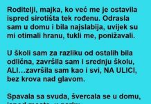 Bila je BEZ igde ikoga i ičega , a ONDA joj je jedan DAN prišla starija ŽENA , ono što je USLEDILO je za ROMAN!
