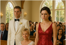 Naterali je da obuče crveno na venčanju – a onda je sve iznenadila