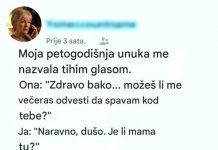 Tiha poruka moje unuke koja me je naterala da odmah krenem ka njihovoj kući