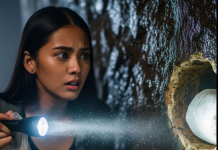 Moj se muž svake večeri zaključava u kupaonici na dva sata: jedne noći uzela sam baterijsku svjetiljku, otišla pogledati i iza pločica pronašla rupu… a unutra čudne vrećice… 😱😱