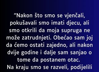 “Nakon što smo se vjenčali…”