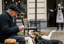Dedo je svaki dan sedeo sam u parku i delio svoj ručak sa psima: Svi su ga zvali ludim, sve dok jednog dana po njega nije došla kolona crnih limuzina.