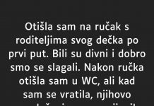 “Otišla sam na ručak s roditeljima svog dečka po prvi put…”