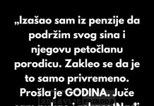 „Odbijam da nastavim da radim i nakon penzije kako bih izdržavao svog odraslog sina.“