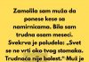 “Zamolila sam muža da ponese kese sa namirnicama. Bila sam trudna osam meseci.”
