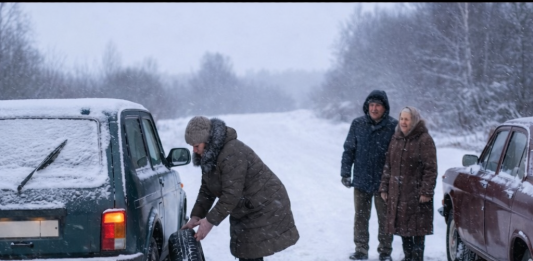 Na Božić sam se vozila kući autoputem kada sam ugledala stariji bračni par sa probušenom gumom i zaustavila se da im pomognem. Deset dana kasnije roditelji su me nazvali, vičući: „Odmah uključi televizor!“… Od onoga što sam vidjela, pozlilo mi je… 😲😲😲